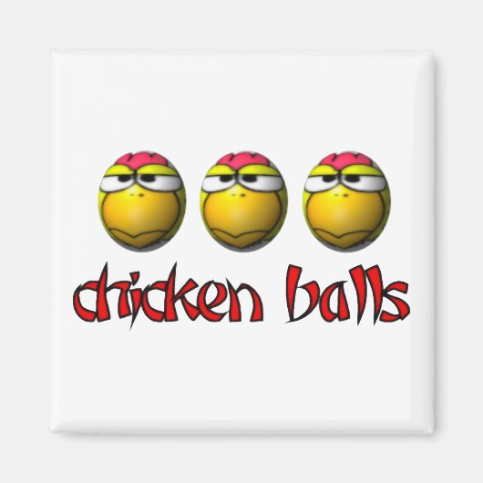Aimant de boules de poulet (Devant)