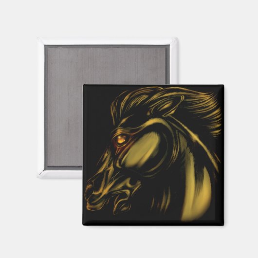 Aimant de bronze blanc Garon (Recto/Verso)