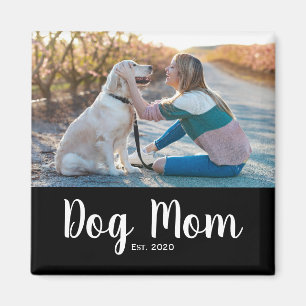 Aimant de Cadeau Photo de Maman de Chien Établie