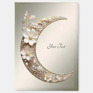 Aimant de cadre de lune croissante décoratif