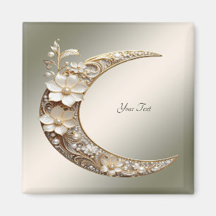 Aimant de cadre de lune croissante décoratif