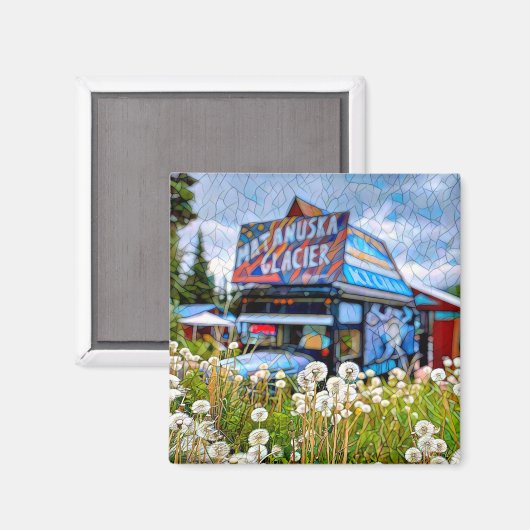 Aimant de camion à café (Recto/Verso)