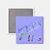 Aimant de camion échelle (Recto/Verso)