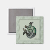 Aimant de Capricorne de signe de zodiaque (Recto/Verso)