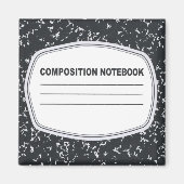 Aimant de Carnet de composition personnalisable (Devant)