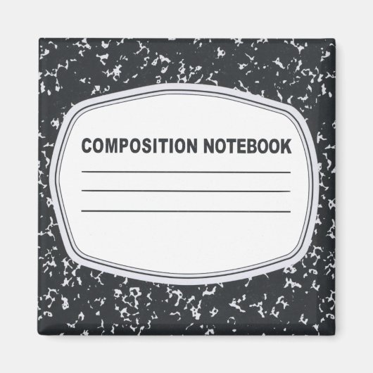 Aimant de Carnet de composition personnalisable (Devant)