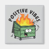 Aimant de Carré à vibes positives (Devant)
