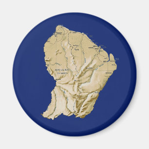 Aimant de carte de Guyane