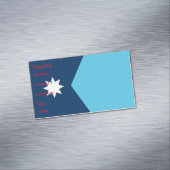 Aimant de carte de visite avec drapeau du Minnesot (In Situ)