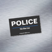 Aimant de Carte de visite de ligne bleue mince de  (In Situ)