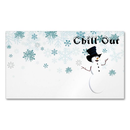 Aimant de Carte de visite de refroidissement (devant)