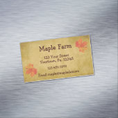 Aimant de carte de visite de sirop d'érable (In Situ)