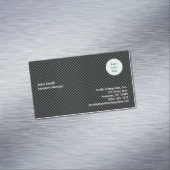 Aimant de carte de visite d'entreprise avec inform (In Situ)