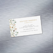 Aimant de carte de visite floral (In Situ)