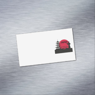 Aimant de carte de visite Japon