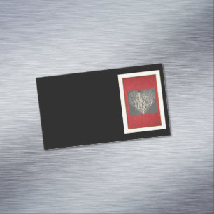Aimant de carte de visite Love