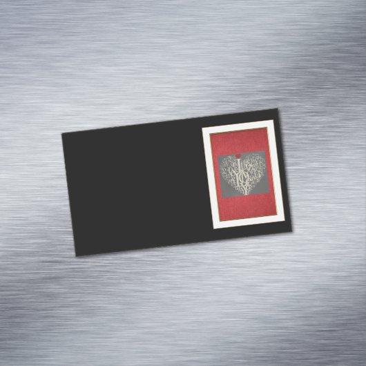 Aimant de carte de visite Love (In Situ)