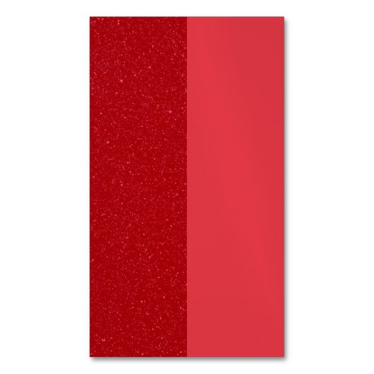 Aimant de Carte de visite tomate-rouge fractionné (devant Vertical)
