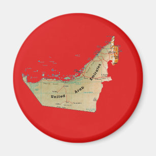 Aimant de carte des EAU