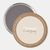 Aimant de Catering Gourmet (Recto/Verso)