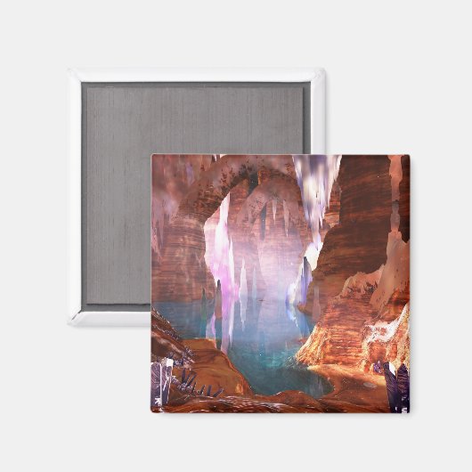 Aimant de cave de glittering (Recto/Verso)