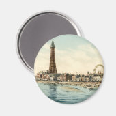 Aimant De Central Pier, Blackpool, Angleterre (Recto/Verso)