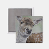 Aimant de cerf en jachère (Recto/Verso)