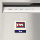 Aimant DE CHAMBRE PERSONNALISÉ (In Situ (Lave-vaisselle))