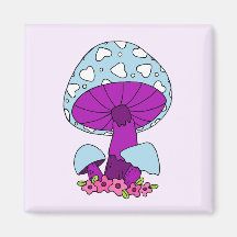 Aimant de champignons frigo