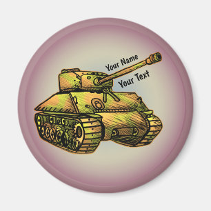 Aimant de char militaire