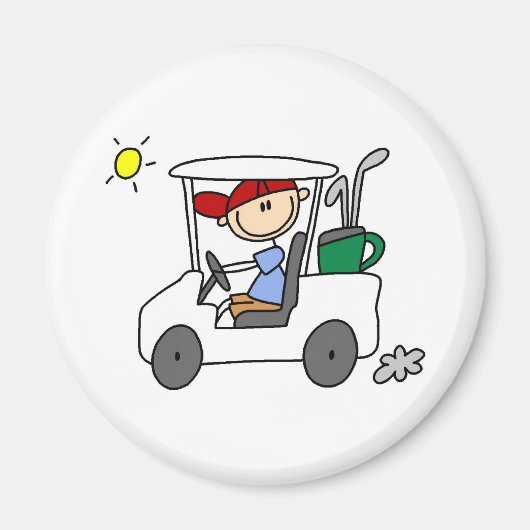 Aimant de chariot de golf (Devant)