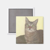 Aimant de chat Abyssinien (Recto/Verso)