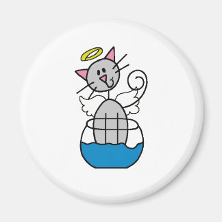 Aimant de chat Angel Figure de bâton