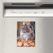 Aimant de chat d'automne (In Situ (Lave-vaisselle))
