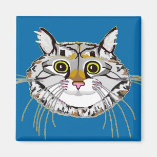 Aimant de chat de Cheshire de boomer