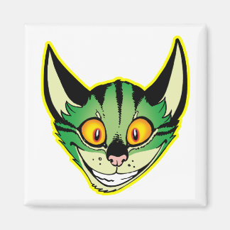 Aimant de chat de dessin fluorescent