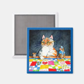 Aimant de chat et de souris (Recto/Verso)