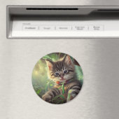 Aimant de chat mignon (In Situ (Lave-vaisselle))