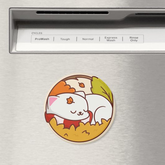 Aimant de chat mignon (In Situ (Lave-vaisselle))