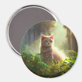 Aimant de chat mignon (Recto/Verso)