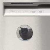 Aimant de chat noir (In Situ (Lave-vaisselle))