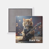 Aimant de chat Rocker (Recto/Verso)