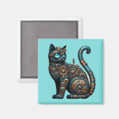 Aimant de chat vapeur (Recto/Verso)