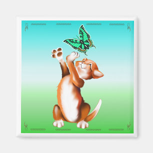 Aimant de chaton de papillon