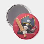Aimant de chaton pirate (Recto/Verso)