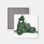 Aimant de chaussures dures irlandaises (Recto/Verso)