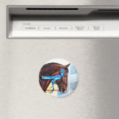 Aimant de cheval - Coeur courageux (In Situ (Lave-vaisselle))