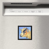 Aimant de chèvre pygmée - "Chèvre ensoleillée" (In Situ (Lave-vaisselle))