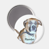 Aimant de chien de laboratoire (Recto/Verso)