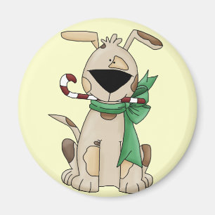 Aimant de chiot de Noël